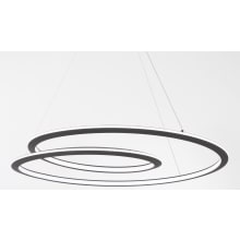 Infinite 36" Wide LED Abstract Chandelier