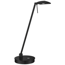 George's Reading Room 19" Tall LED Torchiere Table Lamp with Rectangular Head