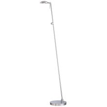 1 Light LED Floor Lamp in Chrome from the George's Reading Room-Jelly Bean Collection