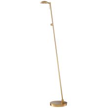1 Light LED Floor Lamp in Honey Gold from the George's Reading Room-Jelly Bean Collection
