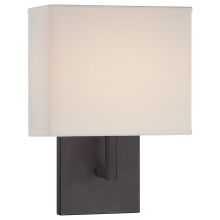 LED 11" Tall ADA Wall Sconce with Square Shade from the On the Square Collection