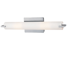 Tube 3 Light 20-1/2" Wide Bath Bar with Etched Opal Shade