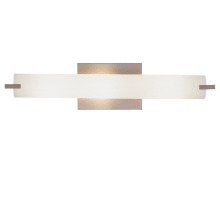 Tube 3 Light 20-1/2" Wide Bath Bar with Etched Opal Shade