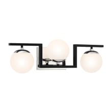 Alluria II 3 Light 23" Wide Vanity Light with Frosted Glass Shades