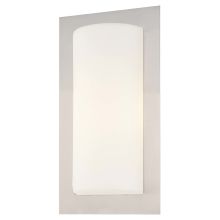 1 Light 12" Height ADA Compliant LED Flush Mount Wall Sconce