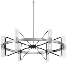 Mass Transit 12 Light 30" Wide Multi Light Pendant