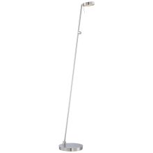 1 Light LED Floor Lamp in Chrome from the George's Reading Room-Puck Collection