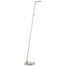 1 Light LED Floor Lamp in Brushed Nickel from the George's Reading Room-Tablet Collection