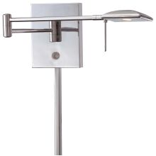 1 Light 6.25" Height LED Plug In Wall Sconce In Chrome from the George's Reading Room Collection