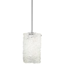 Forest Ice 6" Wide Integrated LED Mini Pendant with Ice Glass Shade