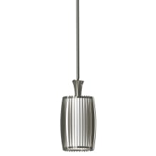 Night Moves 7" Wide Integrated LED Mini Pendant with White Acrylic Shade
