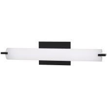 Tube 20.5" Wide Integrated LED Bath Bar with Etched Opal Glass