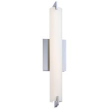 1 Light LED Wall Sconce in Chrome from the Tube Collection
