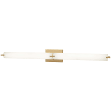 Tube 40" Wide 40w Integrated LED Bath Bar with Etched Opal Shade