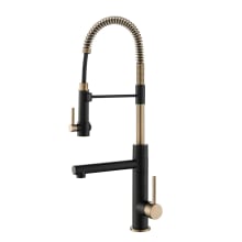 Artec Pro 2-Function Commercial Style Pre-Rinse Kitchen Faucet with Pull-Down Spring Spout and Pot Filler