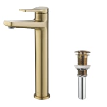 Indy Single Handle Vessel Bathroom Faucet and Pop Up Drain