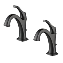 Pack of (2) Arlo 1.2 GPM Single Hole Bathroom Faucet with Pop-Up Drain Assembly