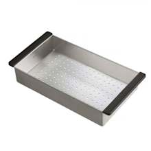Stainless Steel 16-3/4" x 8-3/4" Workstation Sink Colander