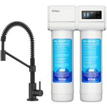 Bolden 1 GPM Cold Water Dispenser with Purita 2-Stage Under-Sink Filtration System