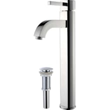 Bath Faucets Ramus Single Hole Vessel Bathroom Faucet - Metal Pop-Up Drain Included