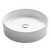 17-3/4" Ceramic Vessel Bathroom Sink Only