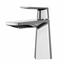 Single Hole Bathroom Faucet with Metal Drain Assembly from the Aplos Collection