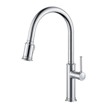 Sellette Pull-Down Spray Kitchen Faucet with Reach Technology and Optional Escutcheon