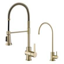 Britt 1.8 GPM Single Hole Faucet and Water Filter Faucet Combo - Less Filter System