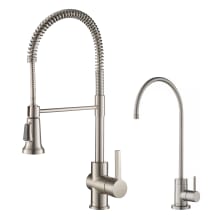 Britt 1.8 GPM Single Hole Faucet and Water Filter Faucet Combo - Less Filter System