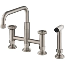 Urbix 1.8 GPM Bridge Kitchen Faucet - Includes Side Spray