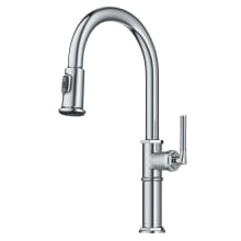 Allyn 1.8 GPM Single Hole Pull Down Kitchen Faucet