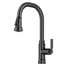 Allyn 1.8 GPM Single Hole Pull Down Kitchen Faucet