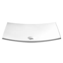 Natura 19-3/5" Solid Surface Stone Composite Vessel Bathroom Sink