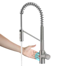 Oletto 1.8 GPM Touchless Sensor Single Handle Pull Down Kitchen Faucet with QuickDock Top Mount Assembly