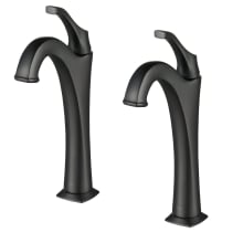 Pack of (2) Arlo 1.2 GPM Vessel Single Hole Bathroom Faucet with Pop-Up Drain Assembly
