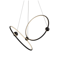 Isho 36" Wide Abstract Ring Chandelier