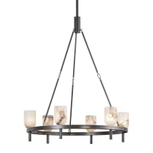 Lucian 6 Light 32" Wide Ring Chandelier