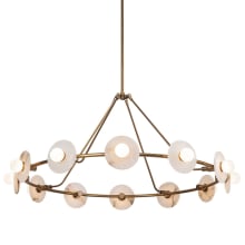 Dahlia 47" Wide LED Ring Chandelier