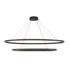 Ovale 53" Wide Ring Chandelier