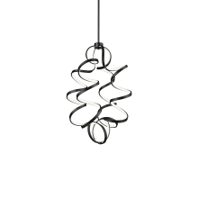 Synergy 34-5/8" Tall LED Abstract Chandelier