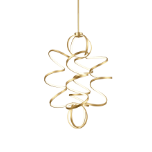 Synergy 32" Wide LED Abstract Chandelier