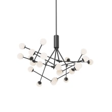 Moto 40" Wide LED Abstract Chandelier