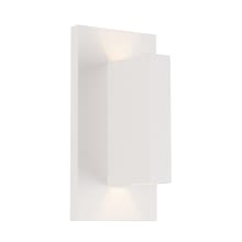Vista 2 Light 6" Tall LED Outdoor Wall Sconce