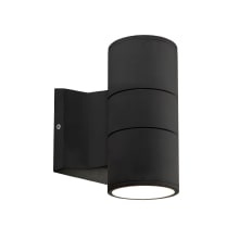 Lund 7" Tall LED Outdoor Wall Sconce