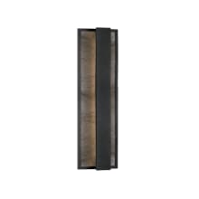 Caspian 18" Tall LED Outdoor Wall Sconce