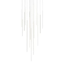 Chute 32" Wide LED Abstract Multi Light Pendant