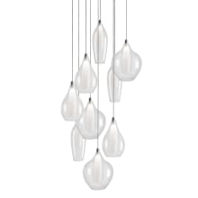 Victoria 8 Light 19" Wide LED Suspension Multi Light Pendant