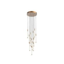 Motif 13" Wide LED Suspension Multi Light Pendant