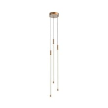 Motif 6" Wide LED Suspension Multi Light Pendant