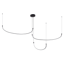 Talis 91" Wide LED Suspension Linear Pendant